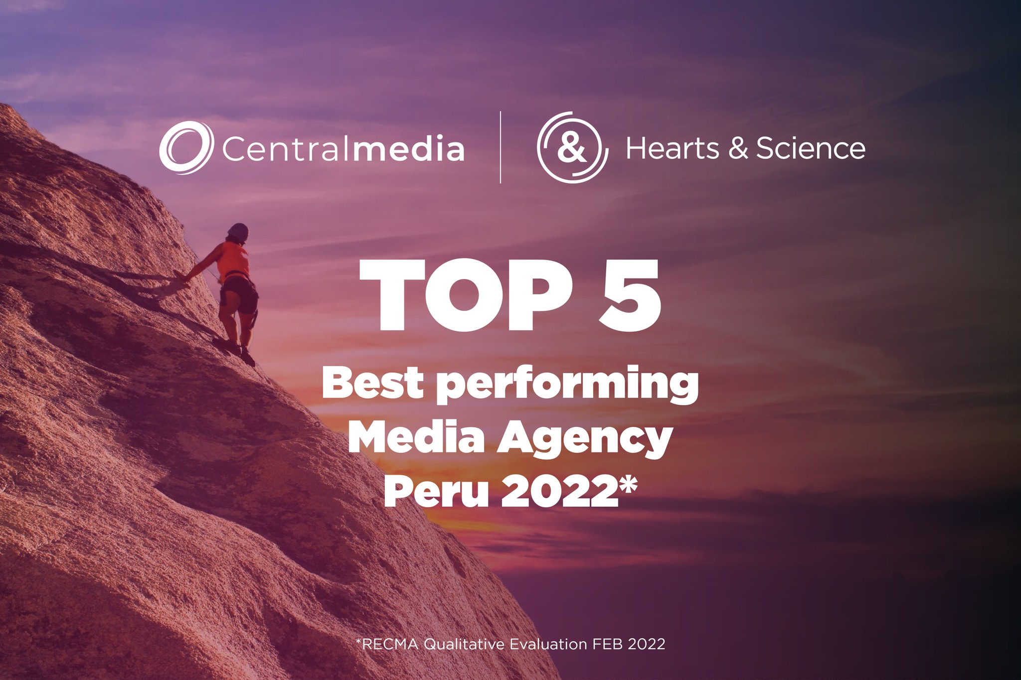 Centralmedia | Hearts & Science escala al TOP 5 de Agencias de Medios en Perú